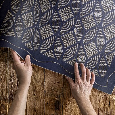 Covor de vinil acasă Model decorativ geometric tricotat