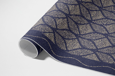 Covor de vinil acasă Model decorativ geometric tricotat