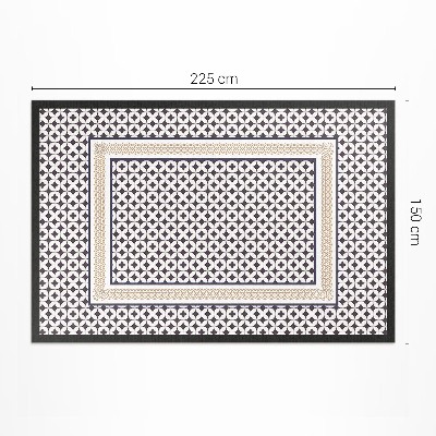 Covor interior din vinil Panglica geometrică mozaic elegant