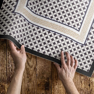 Covor interior din vinil Panglica geometrică mozaic elegant