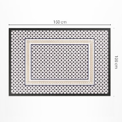 Covor interior din vinil Panglica geometrică mozaic elegant