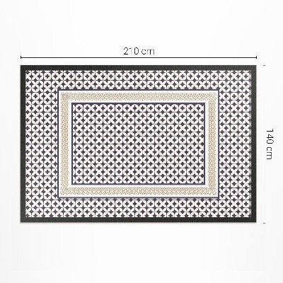 Covor interior din vinil Panglica geometrică mozaic elegant