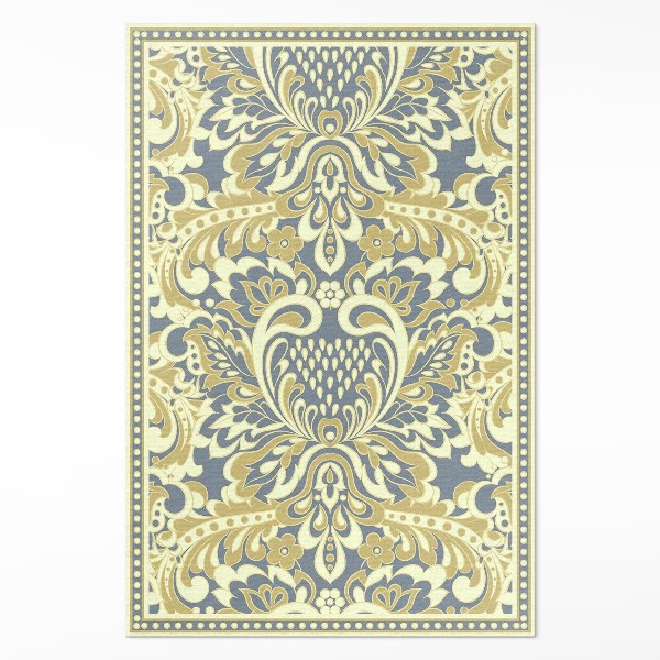 Covor de vinil acasă Ornament vegetal cu flori exotice