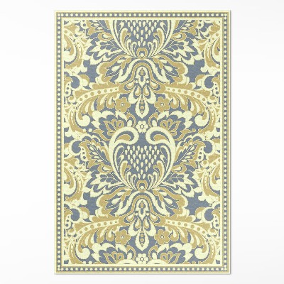 Covor de vinil acasă Ornament vegetal cu flori exotice