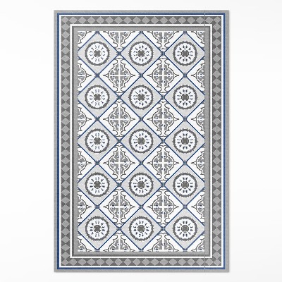 Covor de vinil Placă ornamentală geometrică cu diamante