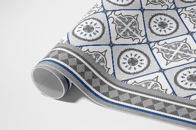 Covor de vinil Placă ornamentală geometrică cu diamante