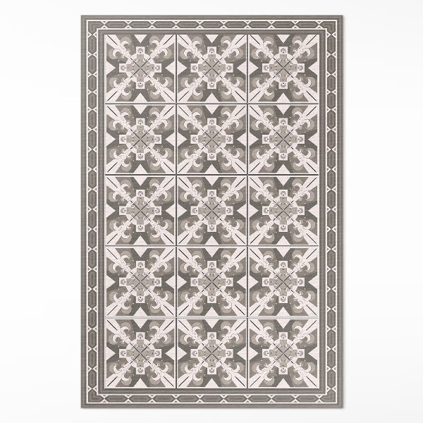 Covor de vinil acasă Plăcuță ornamentală cu romburi geometrice