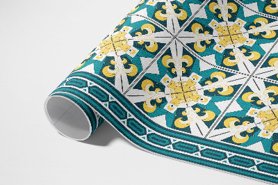 Covor de vinil Plăci colorate cu romburi geometrice