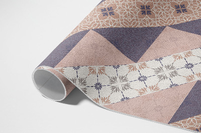 Covor interior din vinil Dungă modernistă ornamentală pastel