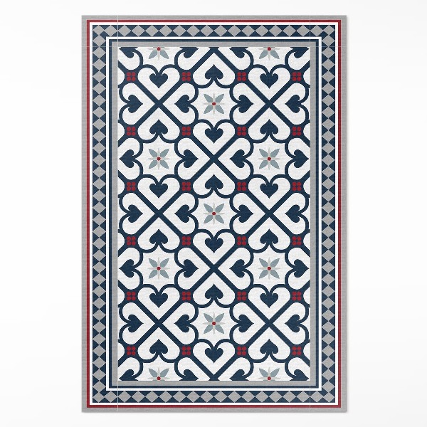 Covor interior din vinil Plăci decorative cu diamante florale