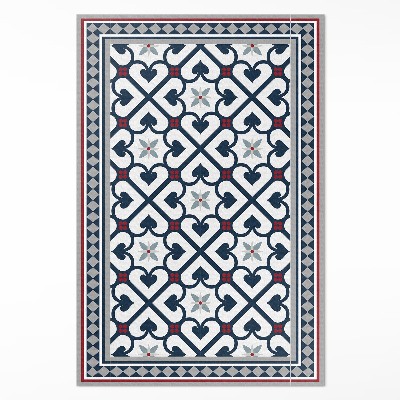 Covor interior din vinil Plăci decorative cu diamante florale