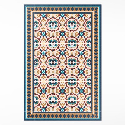 Covor de vinil Plăci decorative cu geometrie florală