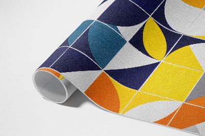 Covor de vinil acasă Mozaic modern cu forme geometrice