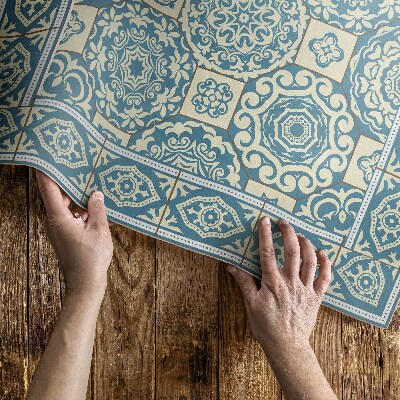 Covor de vinil Plăci decorative cu geometrie greacă
