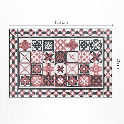 Covor interior din vinil Plăci decorative cu geometrie tricoloră