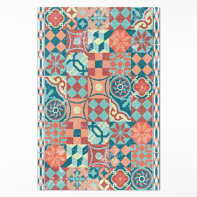 Covor de vinil acasă Plăci portugheze retro shabby