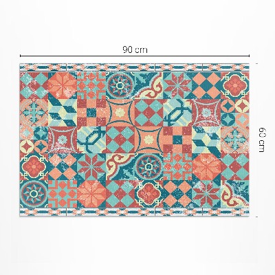 Covor de vinil acasă Plăci portugheze retro shabby