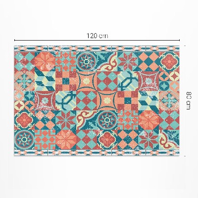 Covor de vinil acasă Plăci portugheze retro shabby