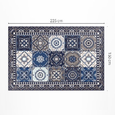 Covor interior din vinil Plăci florale Plăci elegante