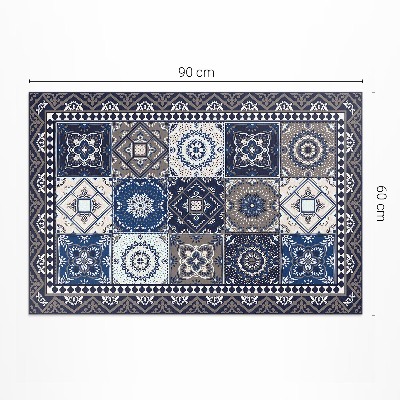 Covor interior din vinil Plăci florale Plăci elegante