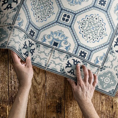 Covor de vinil Forme geometrice Plăci elegante
