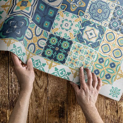 Covor interior din vinil Plăci spaniole mozaic modelat