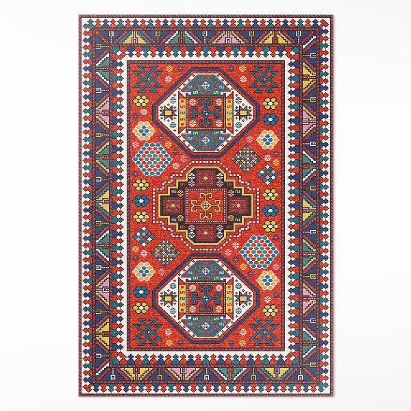 Covor interior din vinil Model decorativ turcesc imitație țesătură