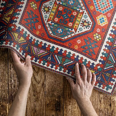 Covor interior din vinil Model decorativ turcesc imitație țesătură