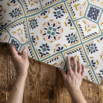 Covor interior din vinil Design geometric dale cu model