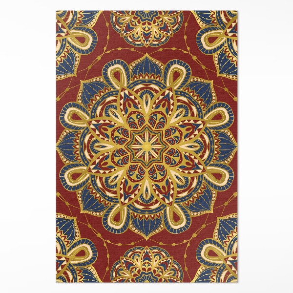 Covor de vinil Mandala bogat decorată model oriental