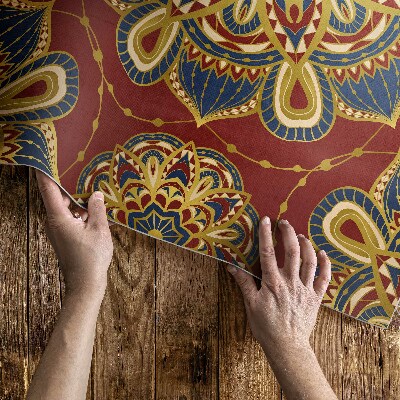 Covor de vinil Mandala bogat decorată model oriental