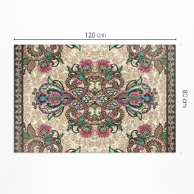 Covor interior din vinil Model clasic de plante orientale