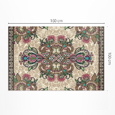 Covor interior din vinil Model clasic de plante orientale