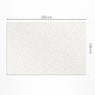 Covor de vinil Mici flori de câmp delicate boho