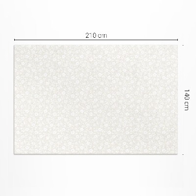 Covor de vinil Mici flori de câmp delicate boho