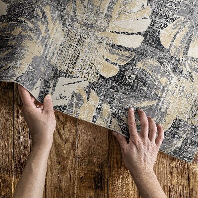 Covor de vinil Motivul frunze monstery textura shabby