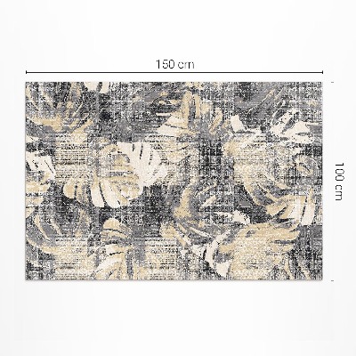 Covor de vinil Motivul frunze monstery textura shabby