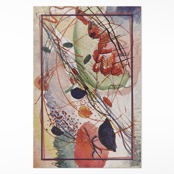 Covor interior din vinil Acuarelă colorată de Wassily Kandinsky