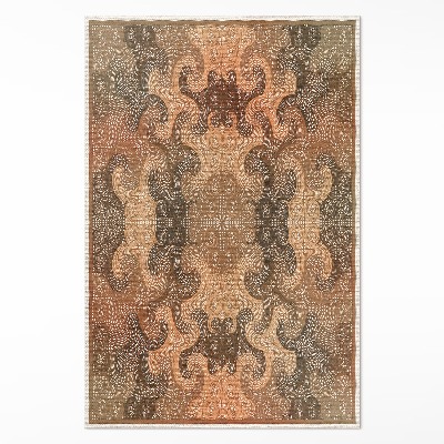 Covor interior din vinil Spirale decorative model oriental
