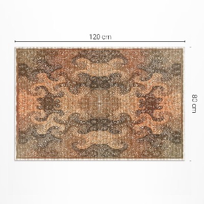 Covor interior din vinil Spirale decorative model oriental