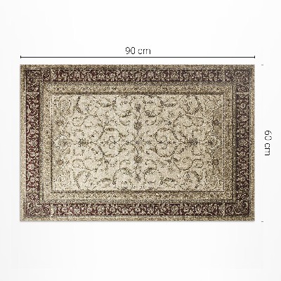 Covor de vinil acasă Iederă decorativă clasică bej