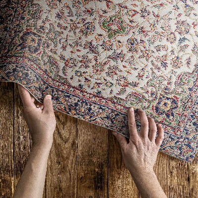Covor de vinil Granat floral clasic