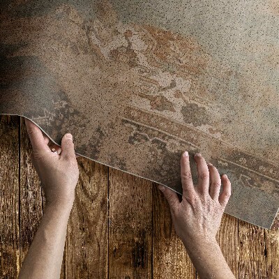 Covor interior din vinil Model de patchwork shabby vintage