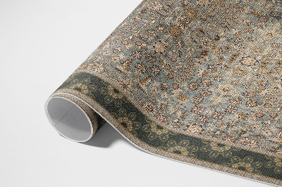 Covor de vinil acasă Model floral vintage cu textură decojită