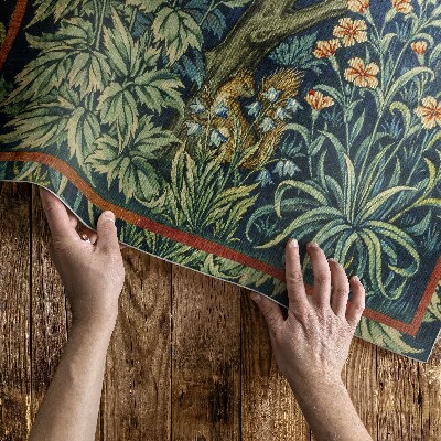 Covor de vinil Model de grădină William Morris și John Henry