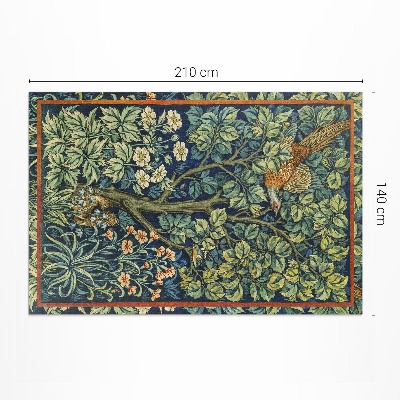 Covor de vinil Model de grădină William Morris și John Henry
