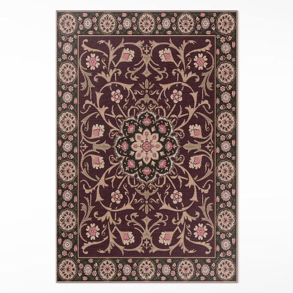 Covor interior din vinil Pale antic floare decorativ floral