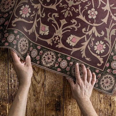 Covor interior din vinil Pale antic floare decorativ floral