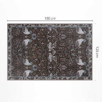 Covor interior din vinil Păsări și motive vegetale ornament gothic