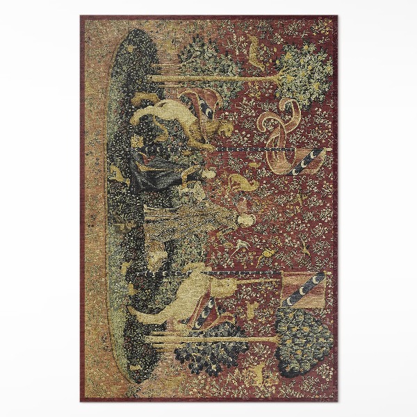 Covor de vinil Medieval imitație țesătură vintage